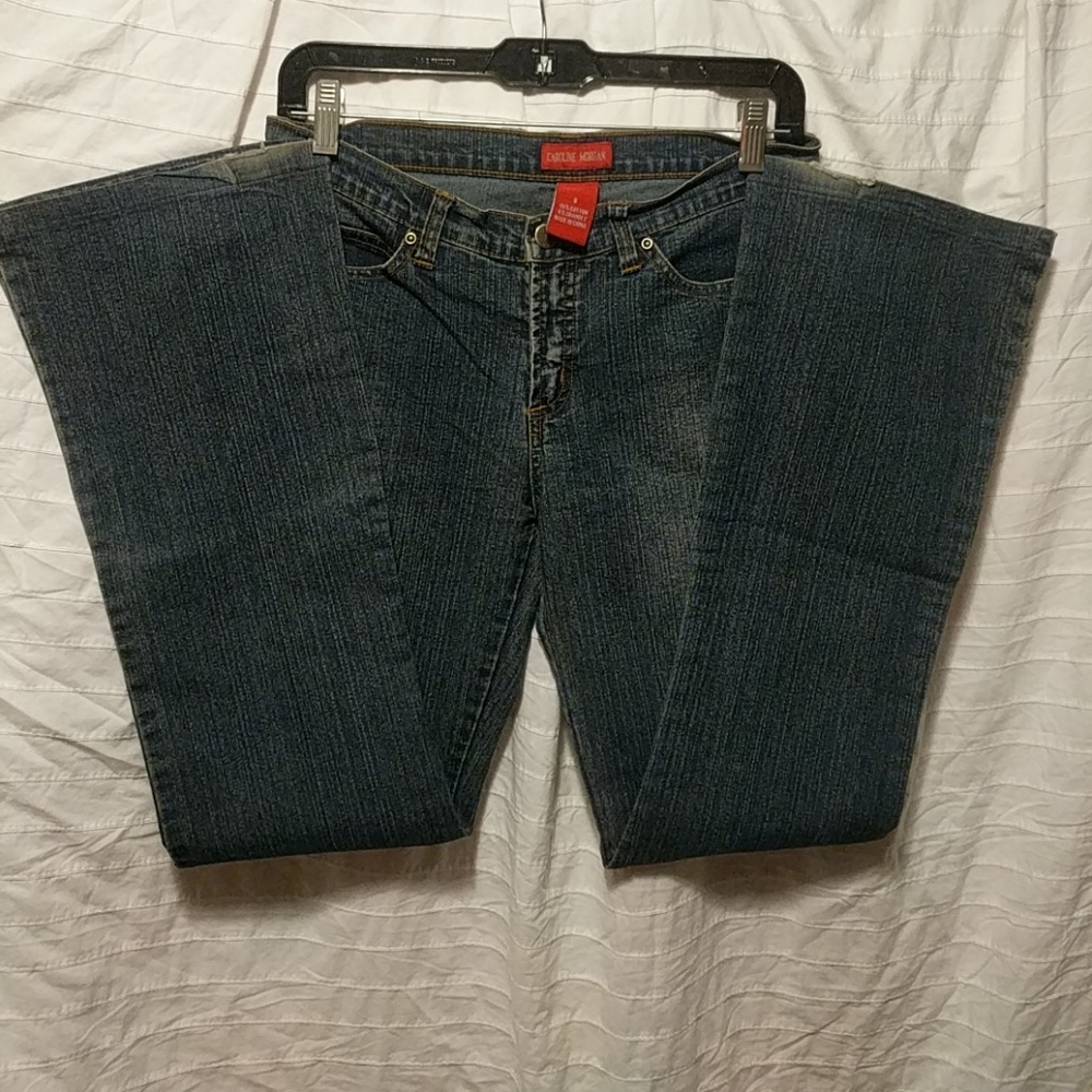 Womens Caroline Morgan Blue Jeans Size 8